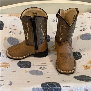 Toddler boy Old West cowboy boots size 5